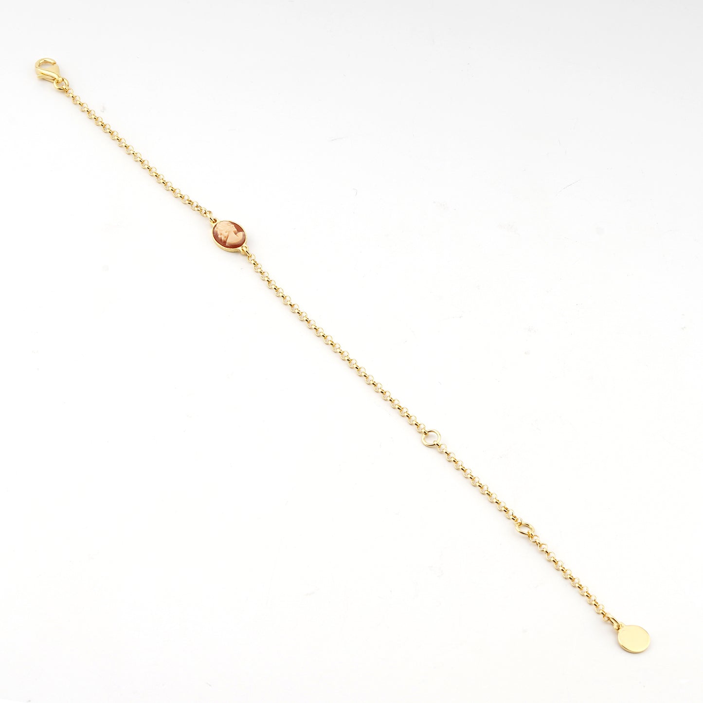 Bracciale-Colibri-Cammeo-Profilo-Donna-Cassis-Rufa-Oro