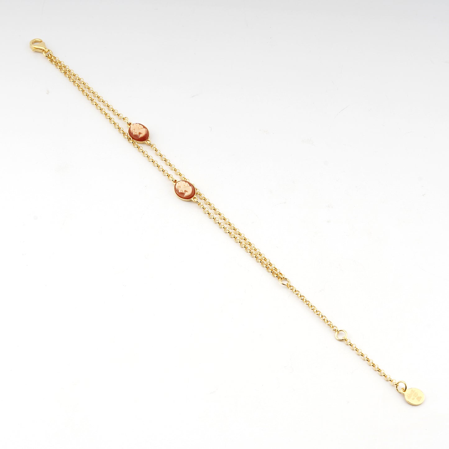 Bracciale-Colibri-Cammeo-Profilo-Donna-Cassis-Rufa-Oro