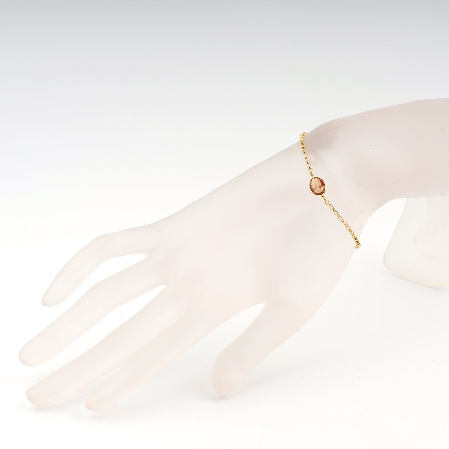 Bracciale-Colibri-Cammeo-Profilo-Donna-Cassis-Rufa-Oro