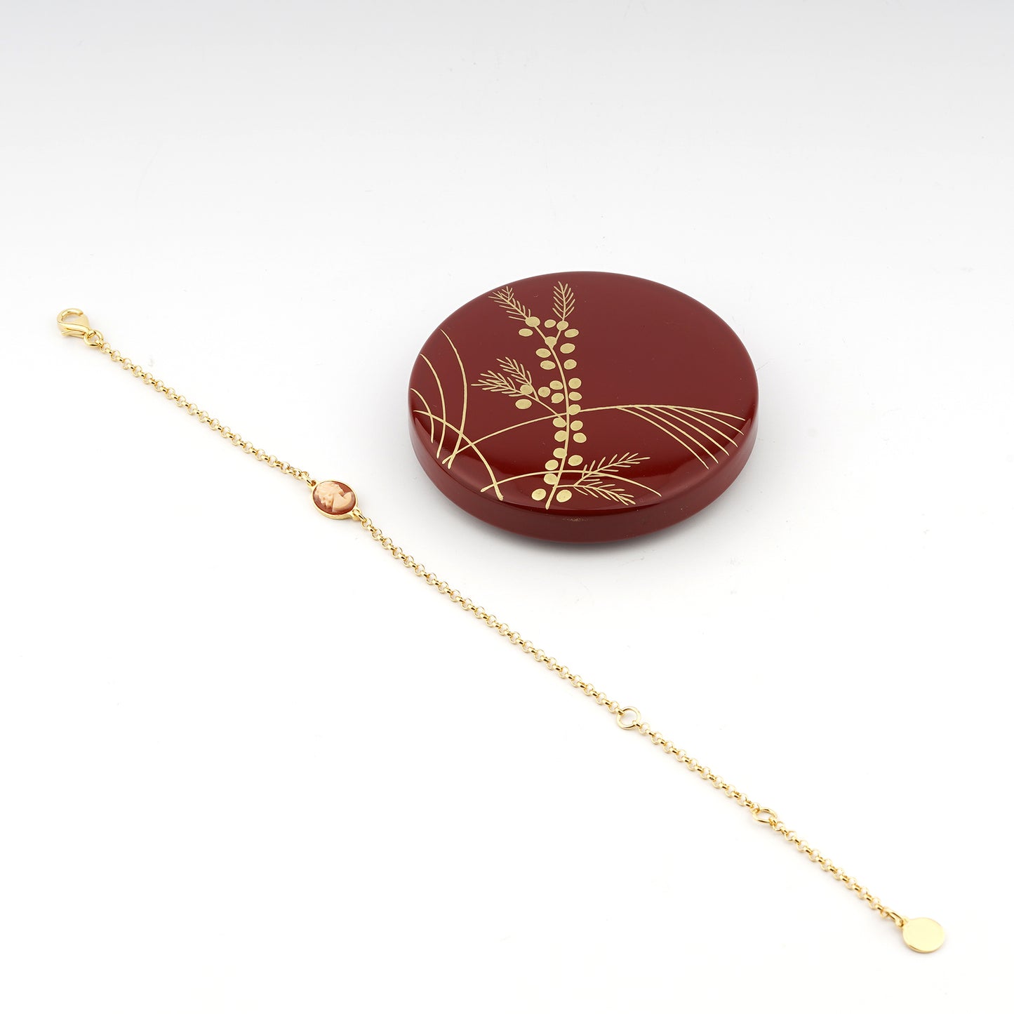 Bracciale-Colibri-Cammeo-Profilo-Donna-Cassis-Rufa-Oro