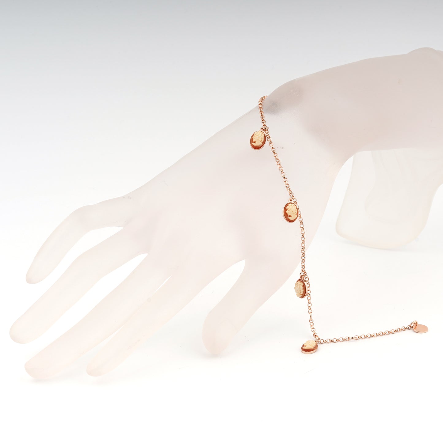 Bracciale-Colibri-Cammeo-Profilo-Donna-Cassis-Rufa-Rame