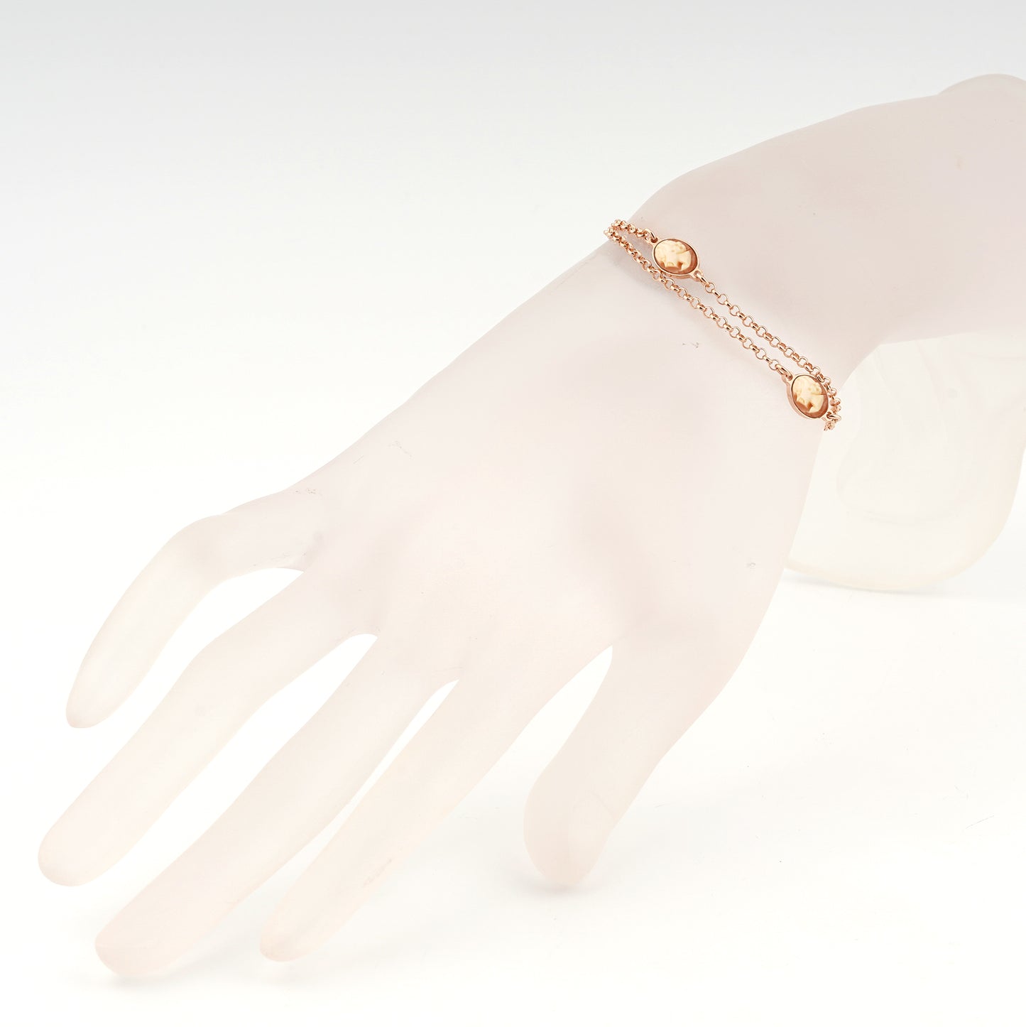Bracciale-Colibri-Cammeo-Profilo-Donna-Cassis-Rufa-Rame
