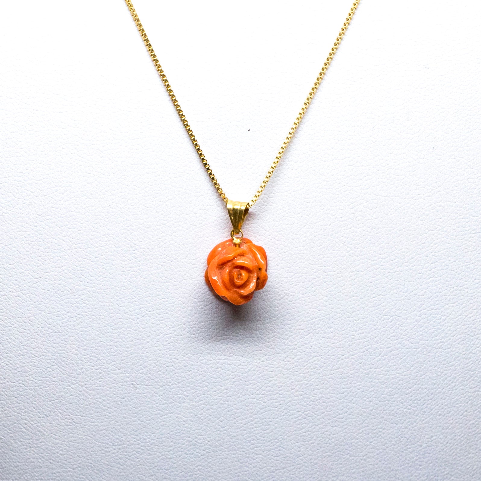 Coral Rose Pendant1