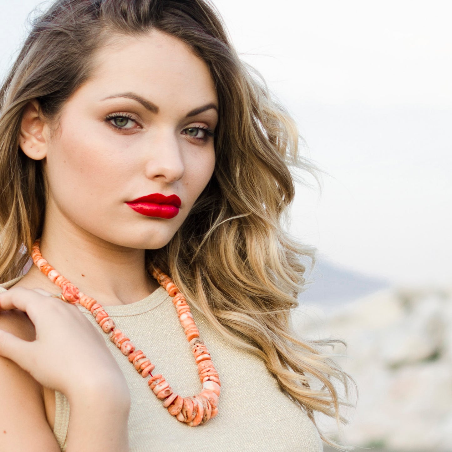 Collana-in-Corallo-Arancione