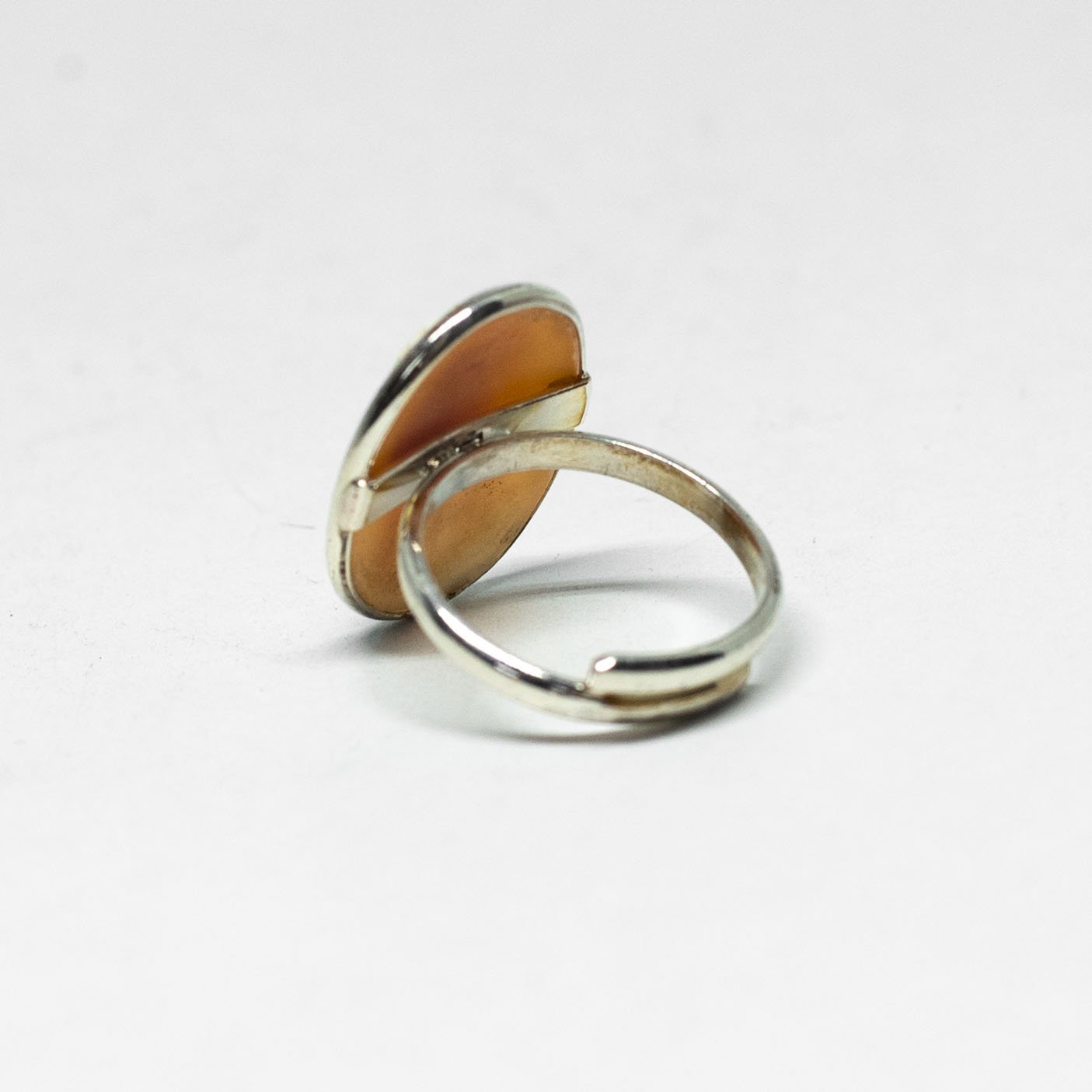 Seahorse Cameo Ring