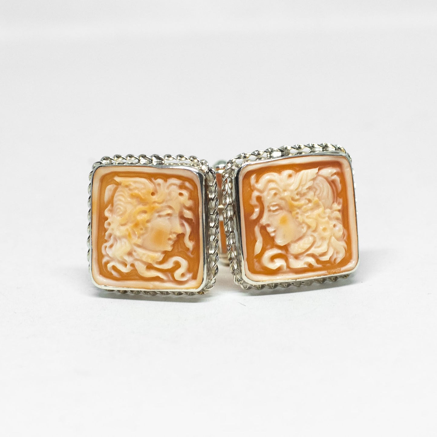 Cameo Cufflinks Medusa Engraving
