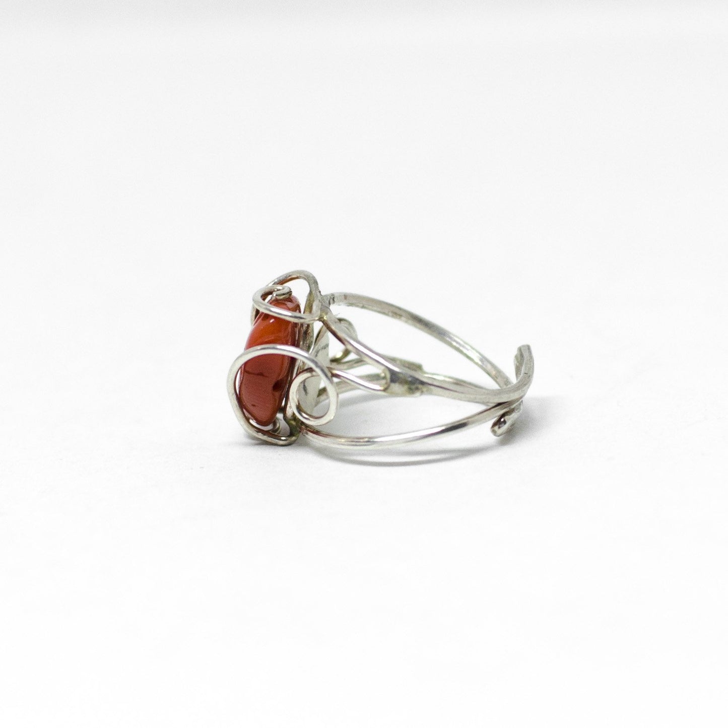 Red coral ring