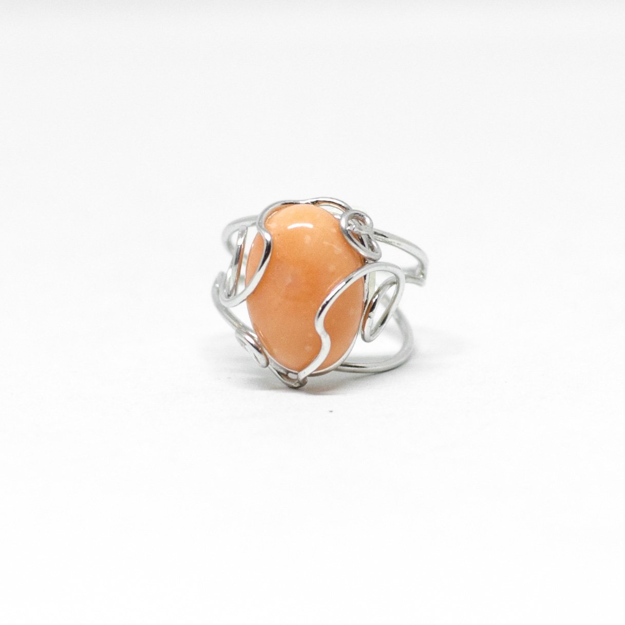Orange coral ring
