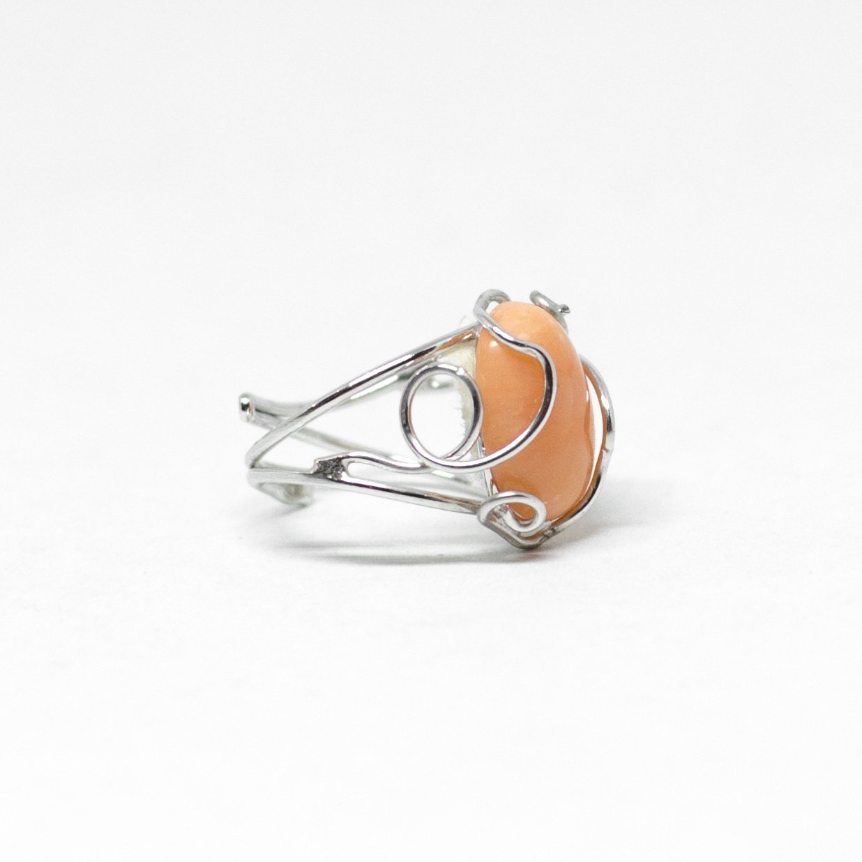 Orange coral ring