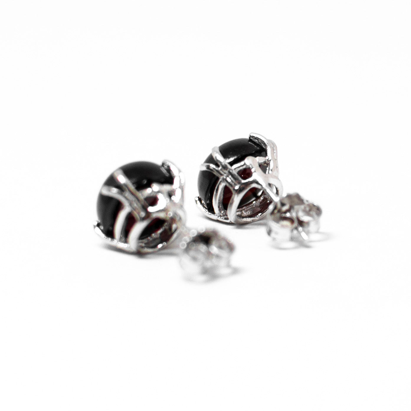 Natural agate earrings