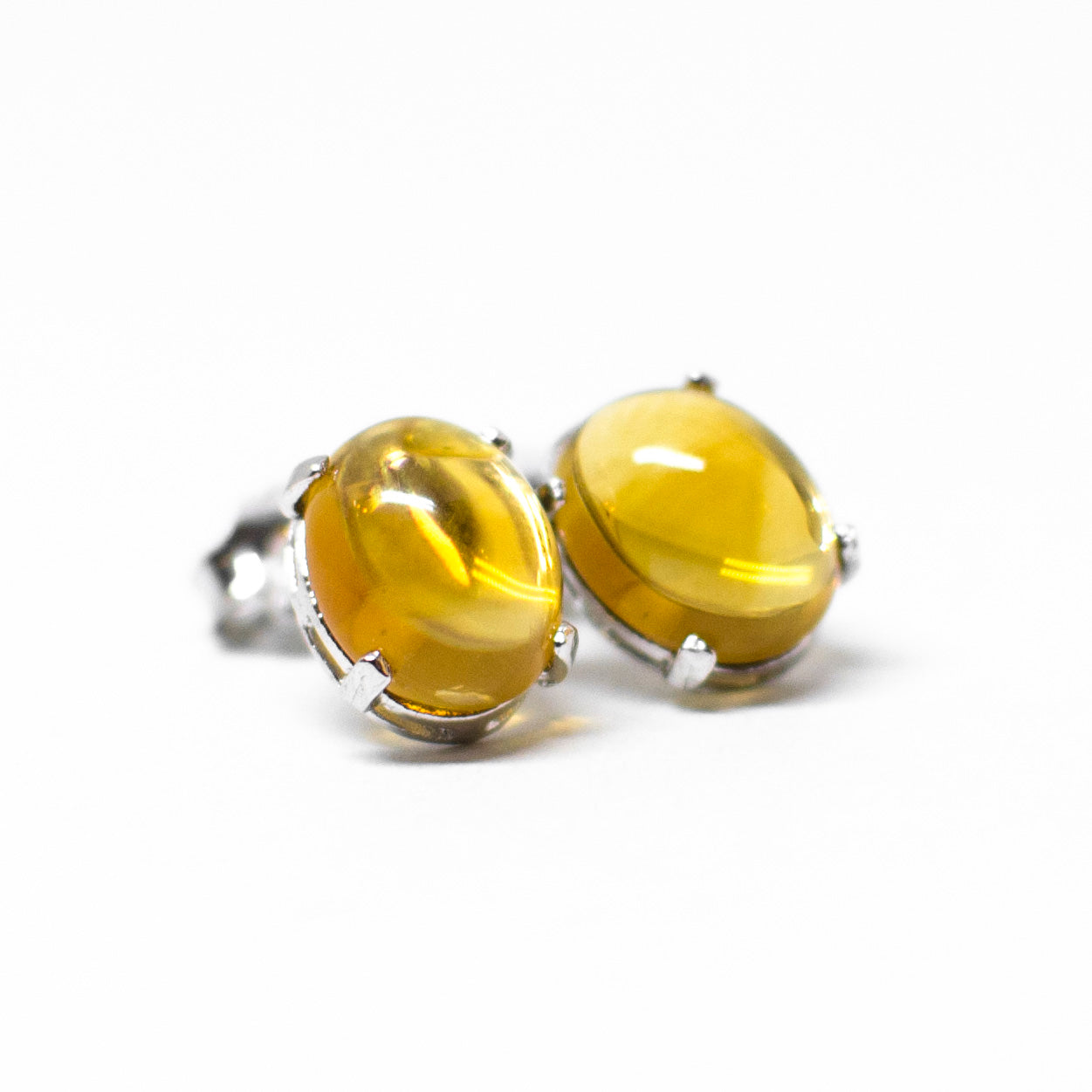 Natural agate earrings