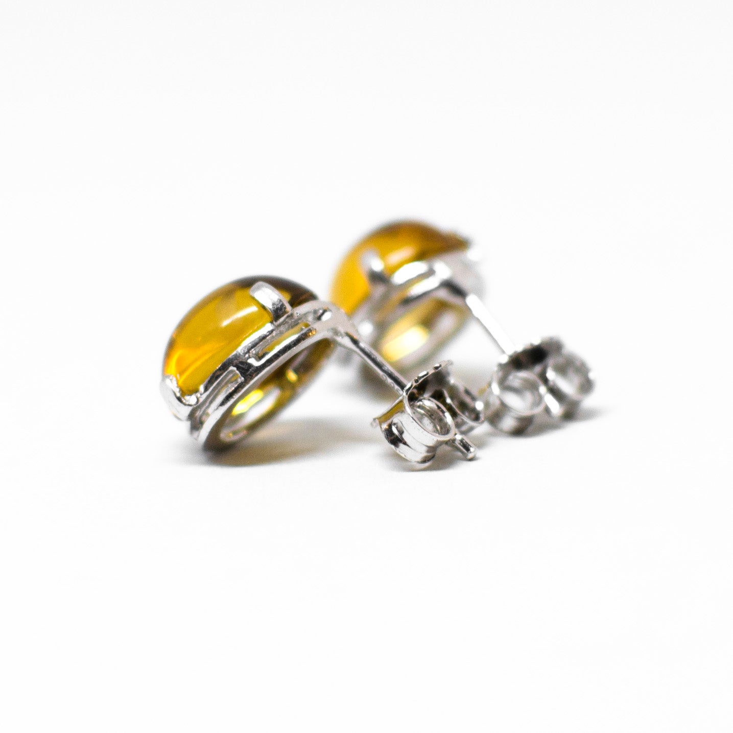 Natural agate earrings