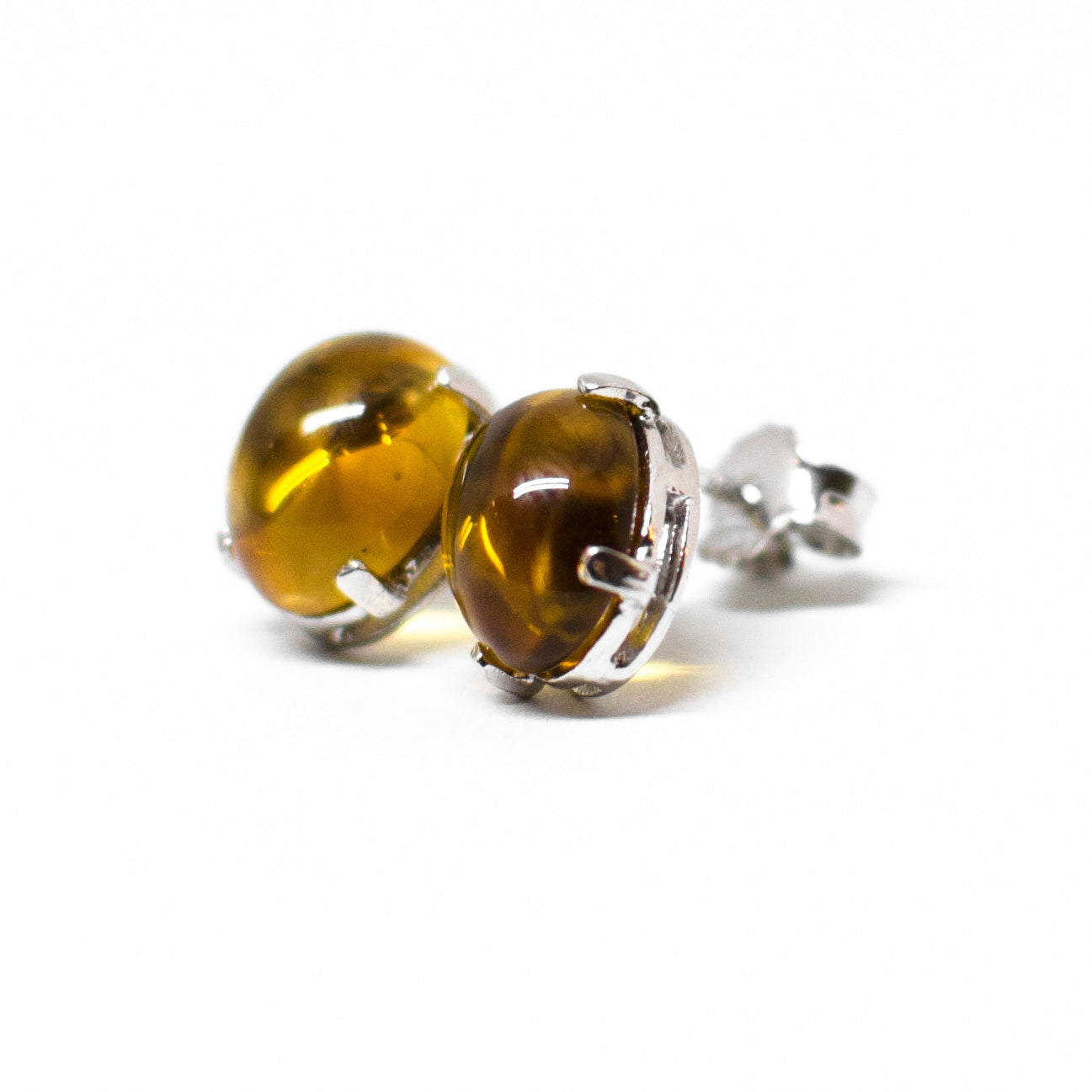 Natural agate earrings