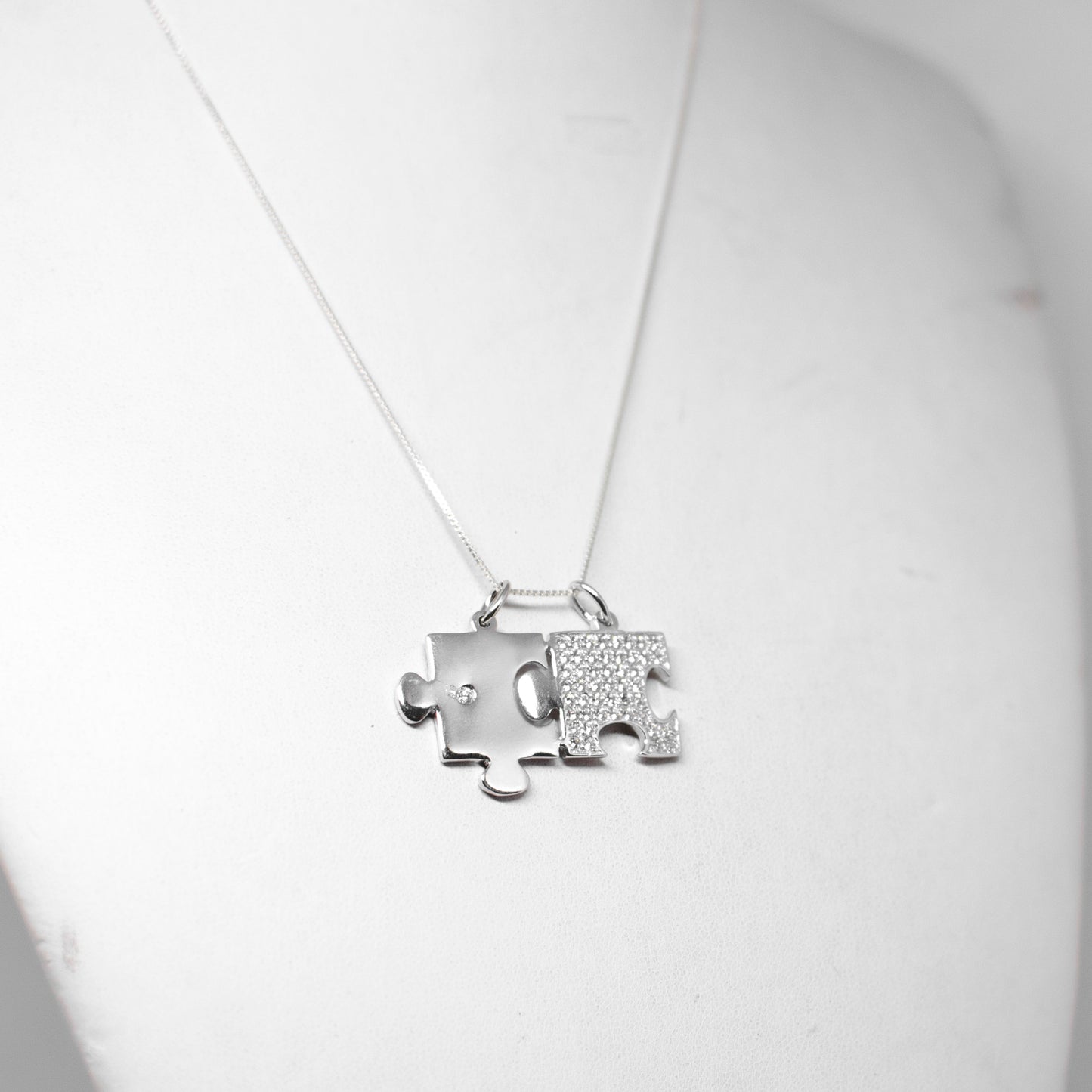 Pendente puzzle degli innamorati
