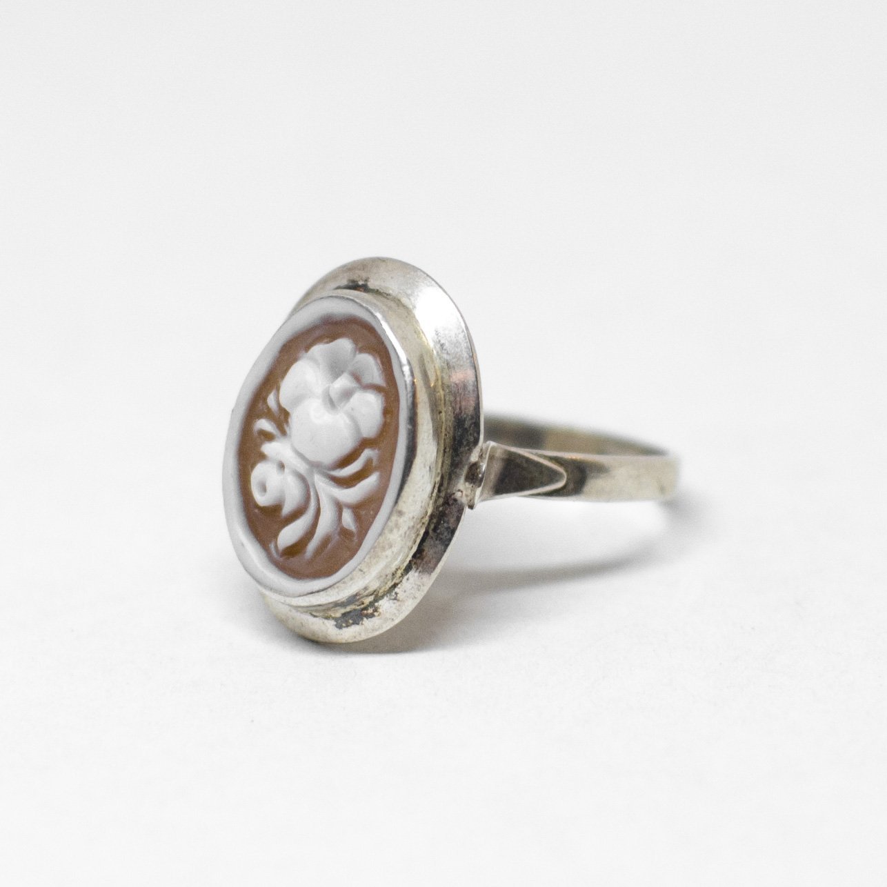 Cameo Ring Engraving Flowers (different styles)