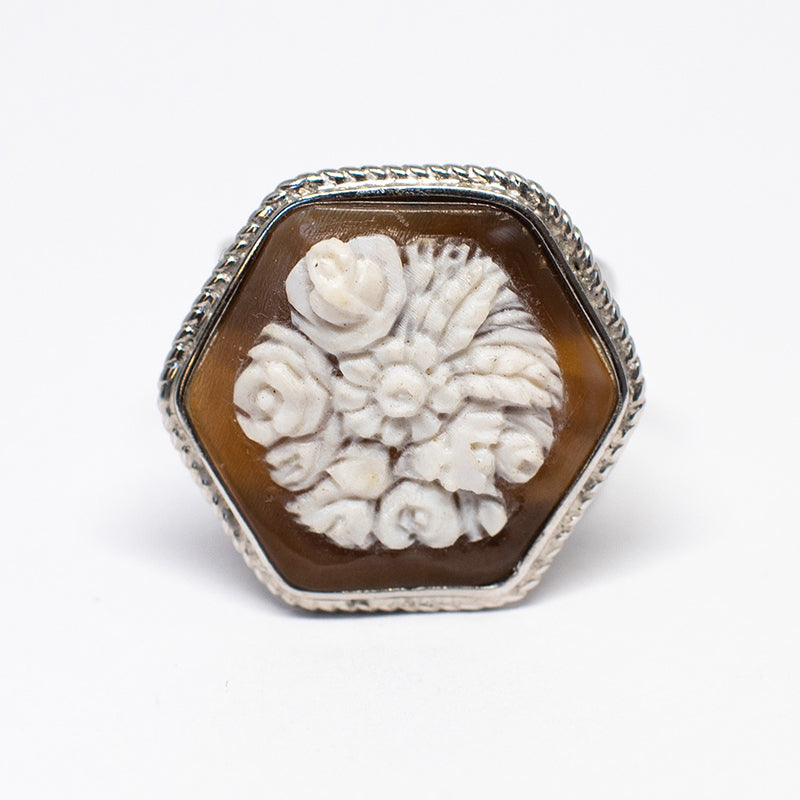 Anello Cammeo Bouquet