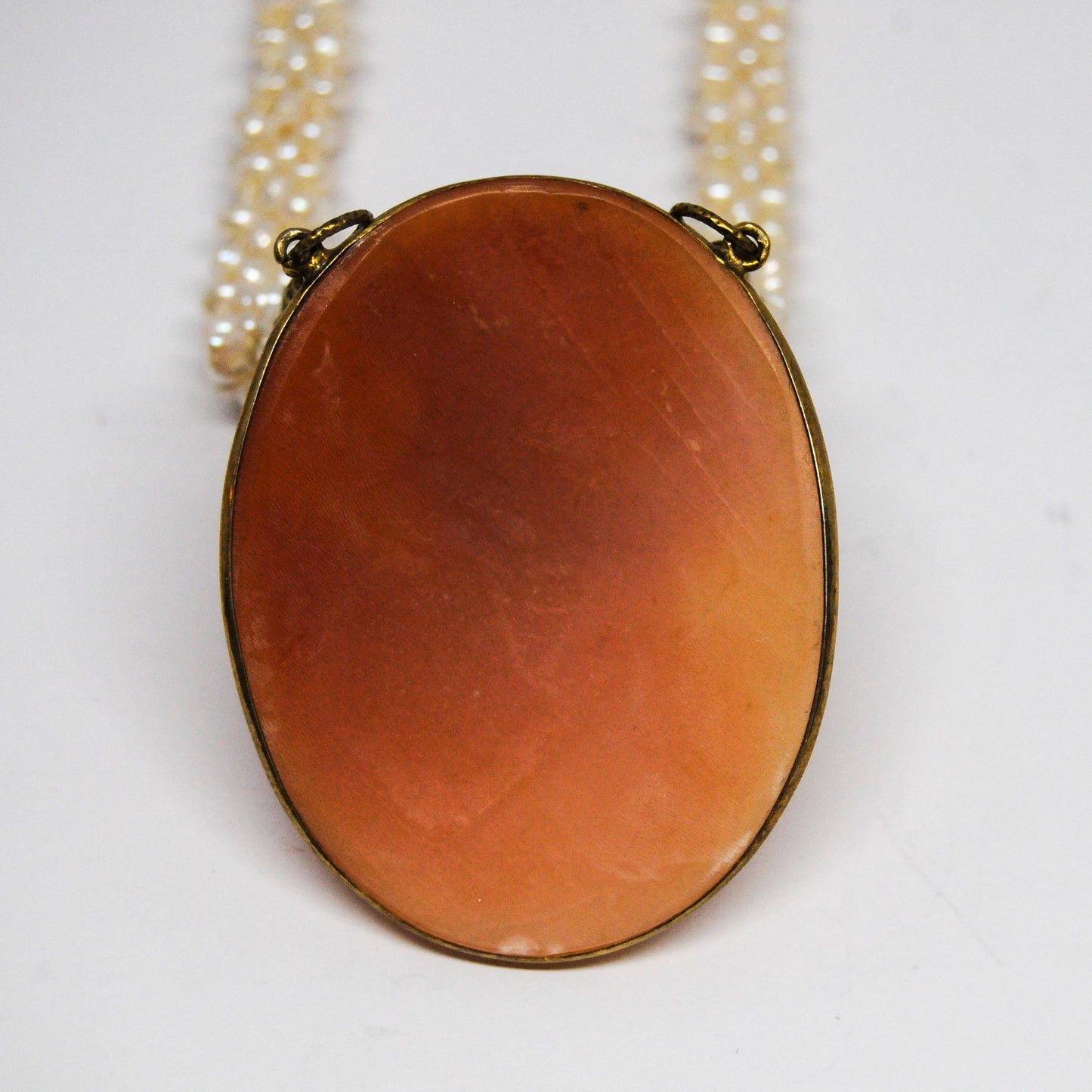 Collana Perle e Cammeo
