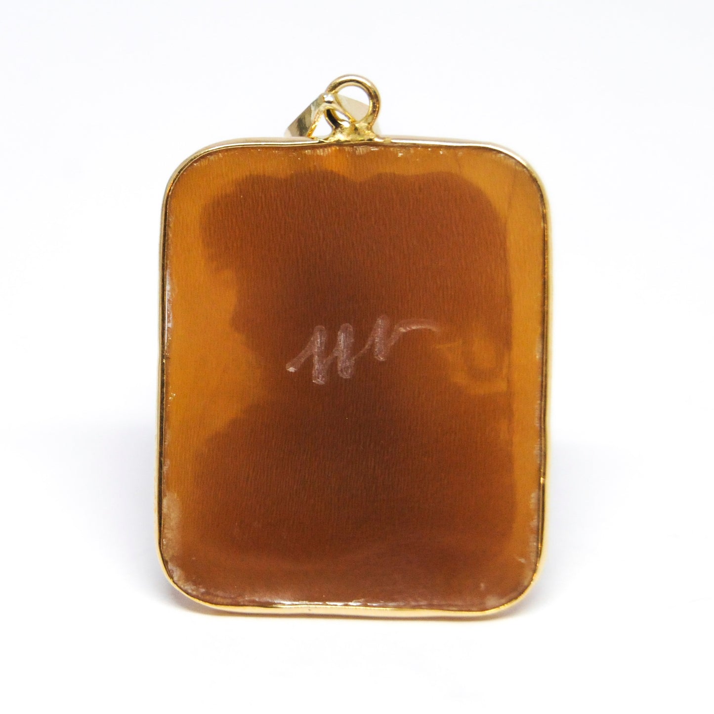 Woman Face Cameo Pendant