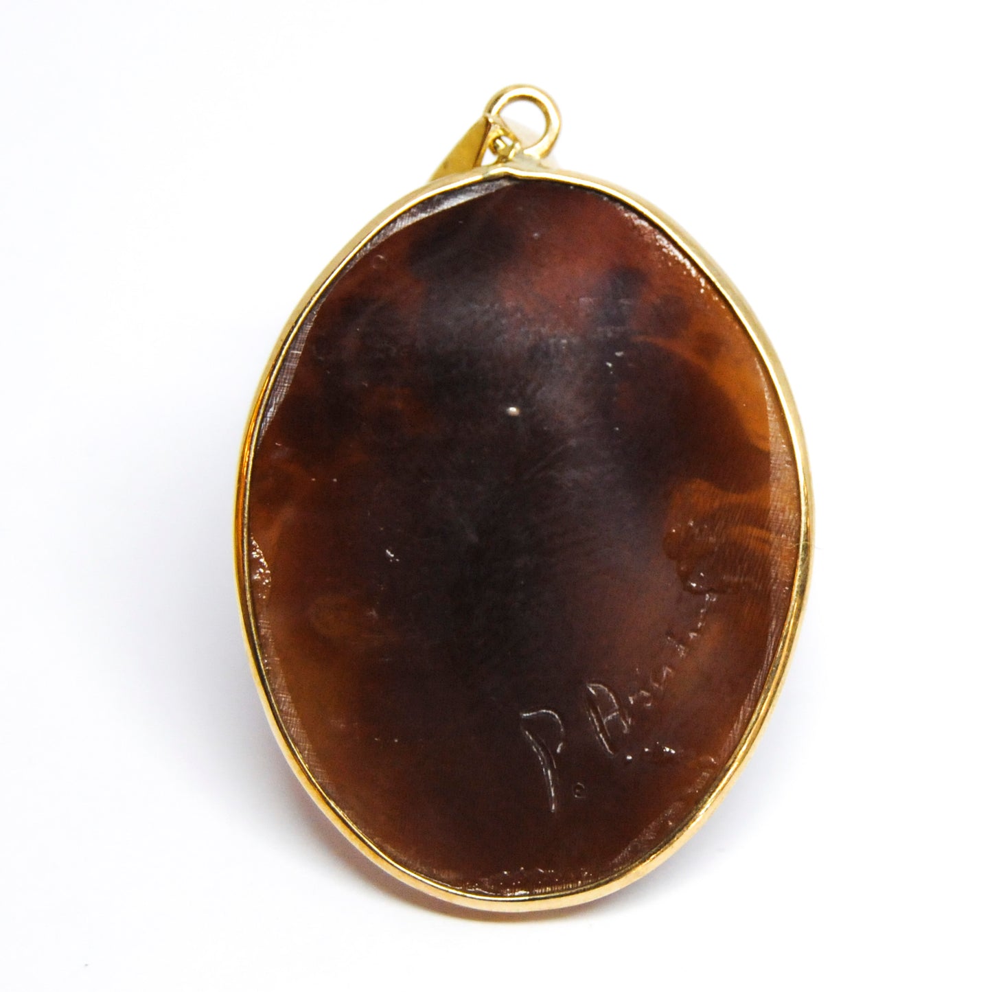 Cameo Flower Pendant