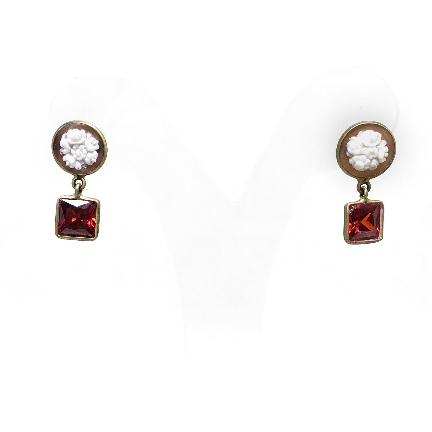 Orecchini-Cameo-Italiano-Cammeo-Fiori