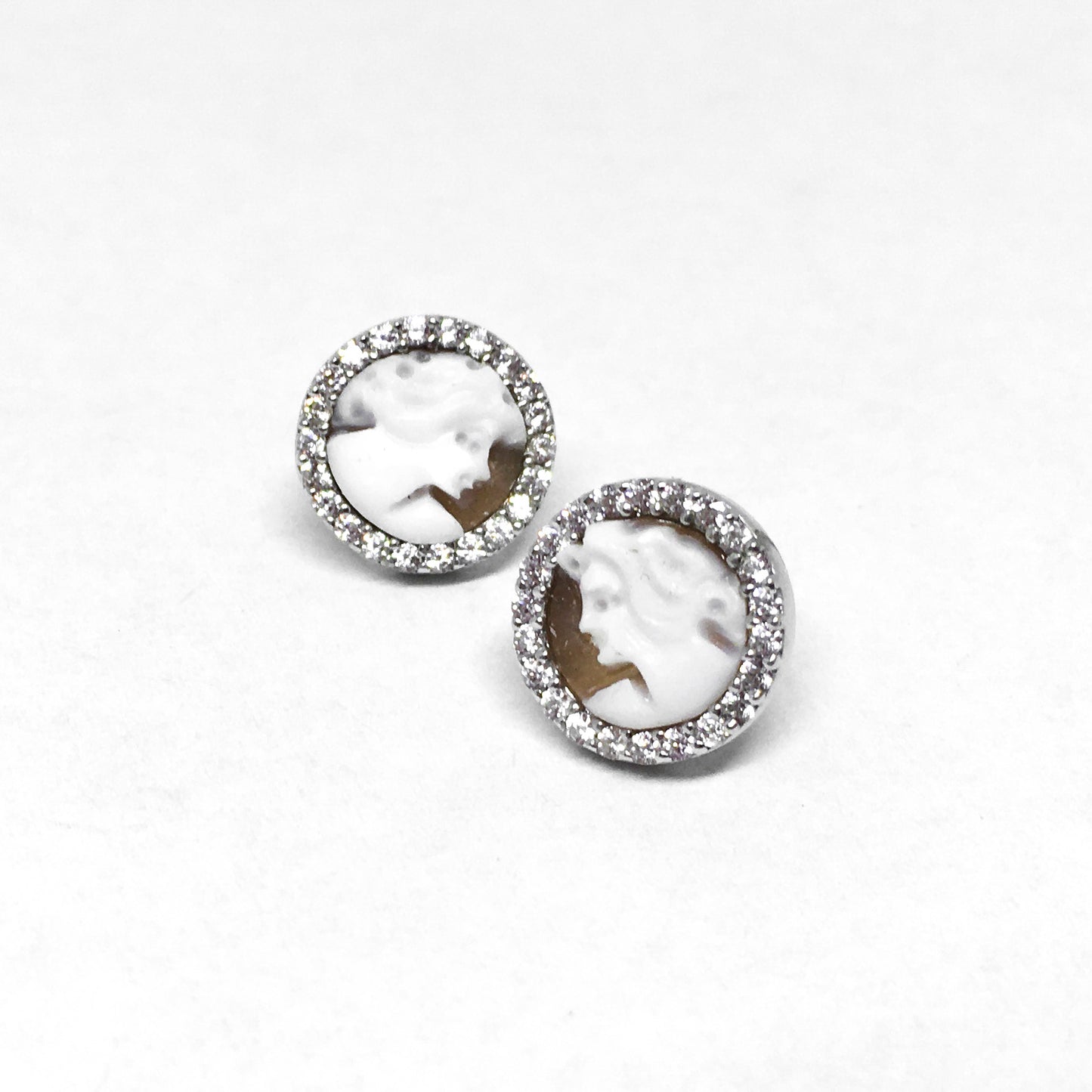 Orecchini Cammeo e Zirconi
