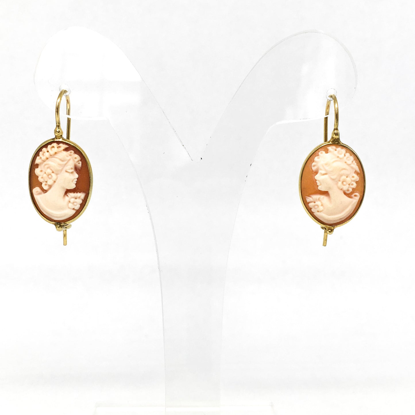 Orecchini -Cammeo-Profilo-Donna