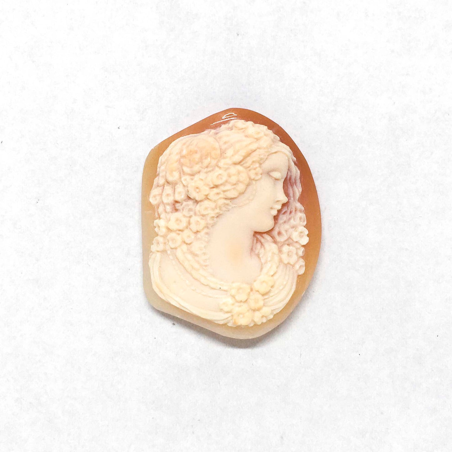 Cameo Nude Art Profile Woman