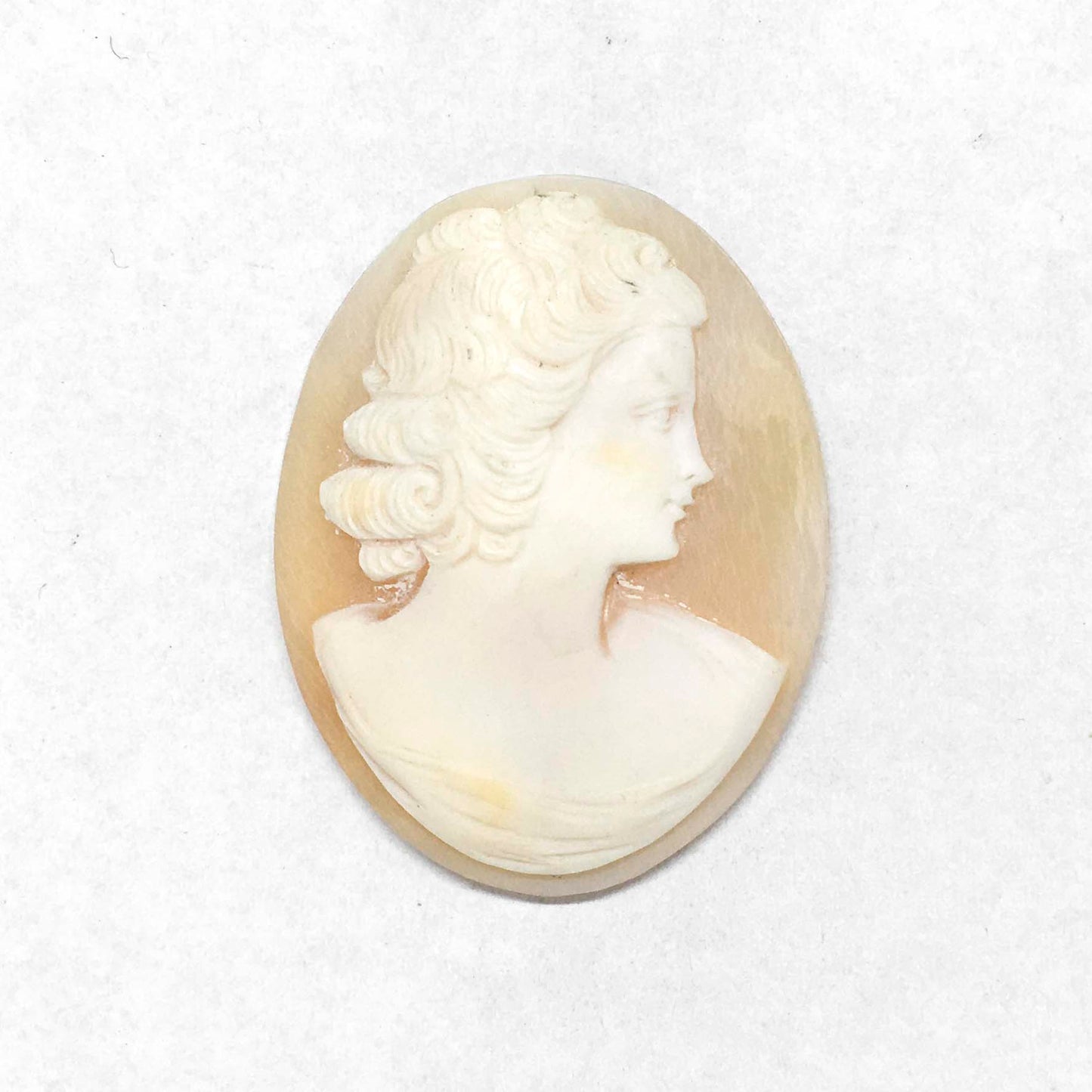 Cameo Nude Ancient Woman Profile