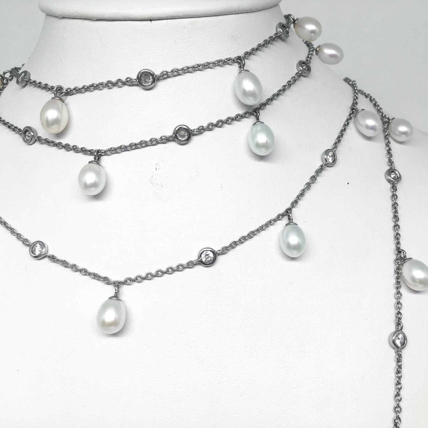 Collana Cameo Italiano Arianna Cammeo con Perle Trilly