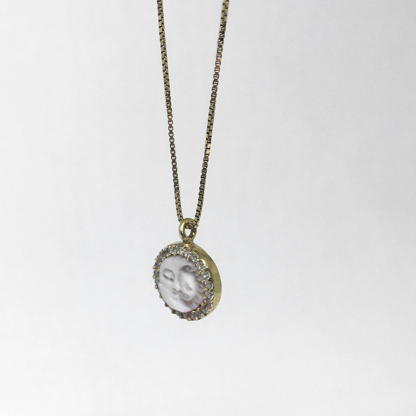 Collana Cammeo Sole Luna