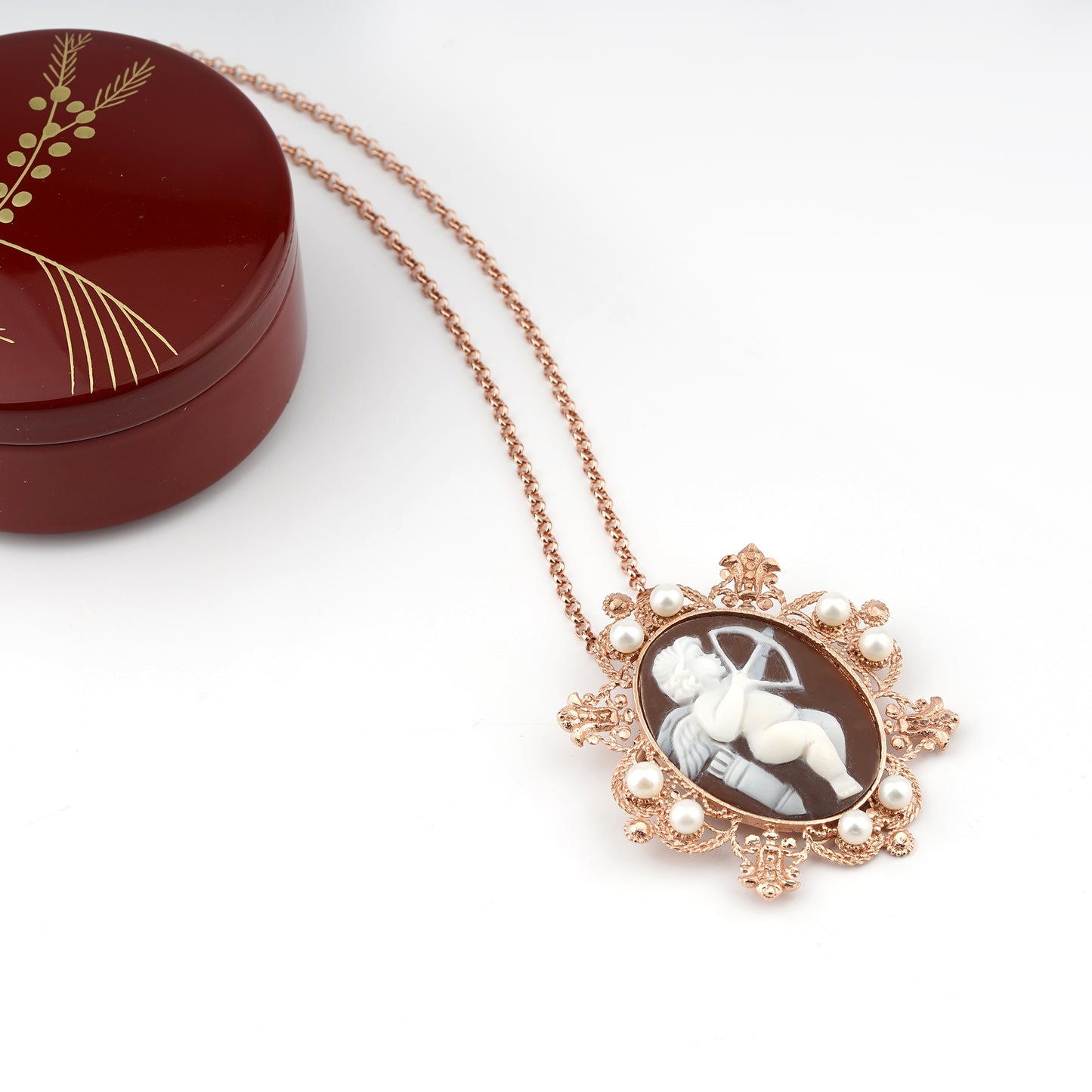 Spilla_Pendente-Anne-Cammeo-Putto-Rame