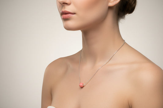 Collana in Argento e Corallo