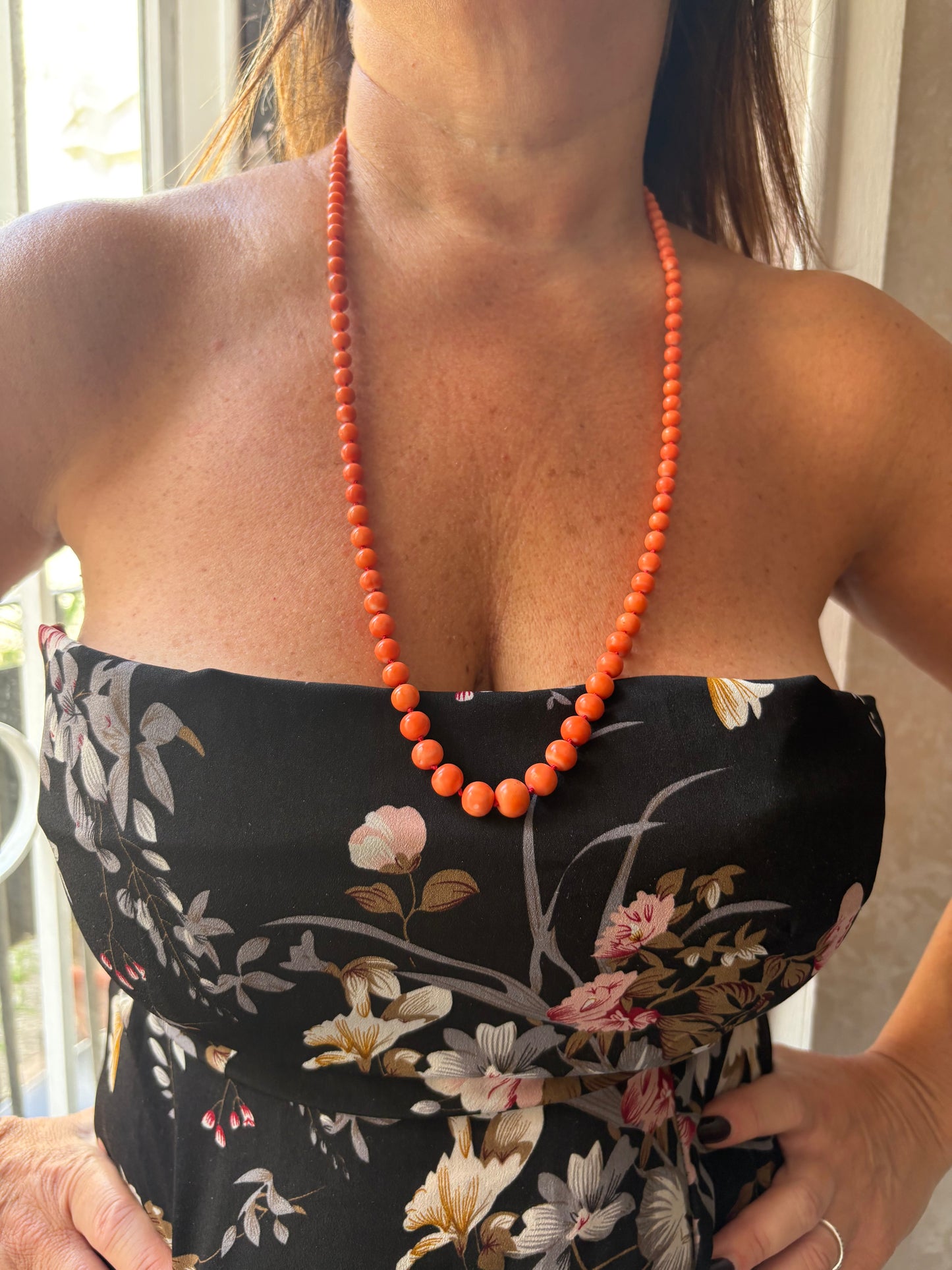 Collana in Corallo Antico