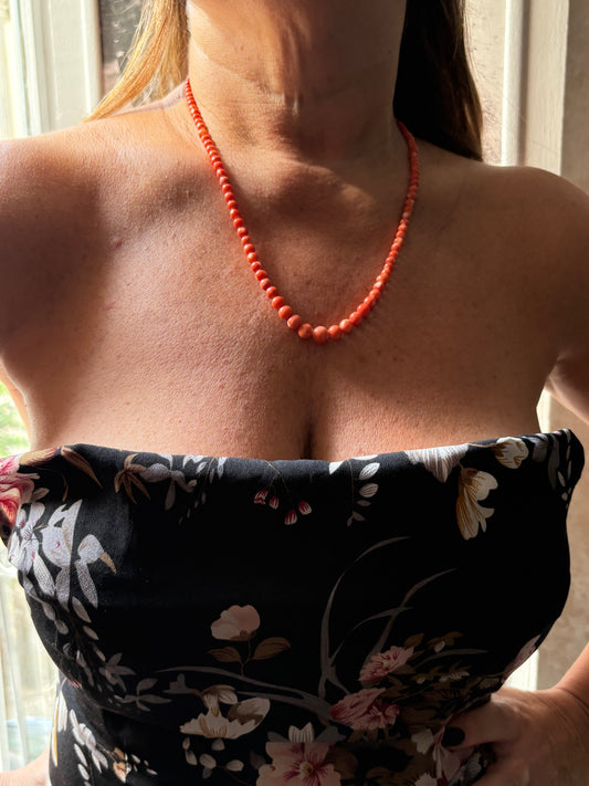 Collana in Corallo Antico 'Cerasuolo'