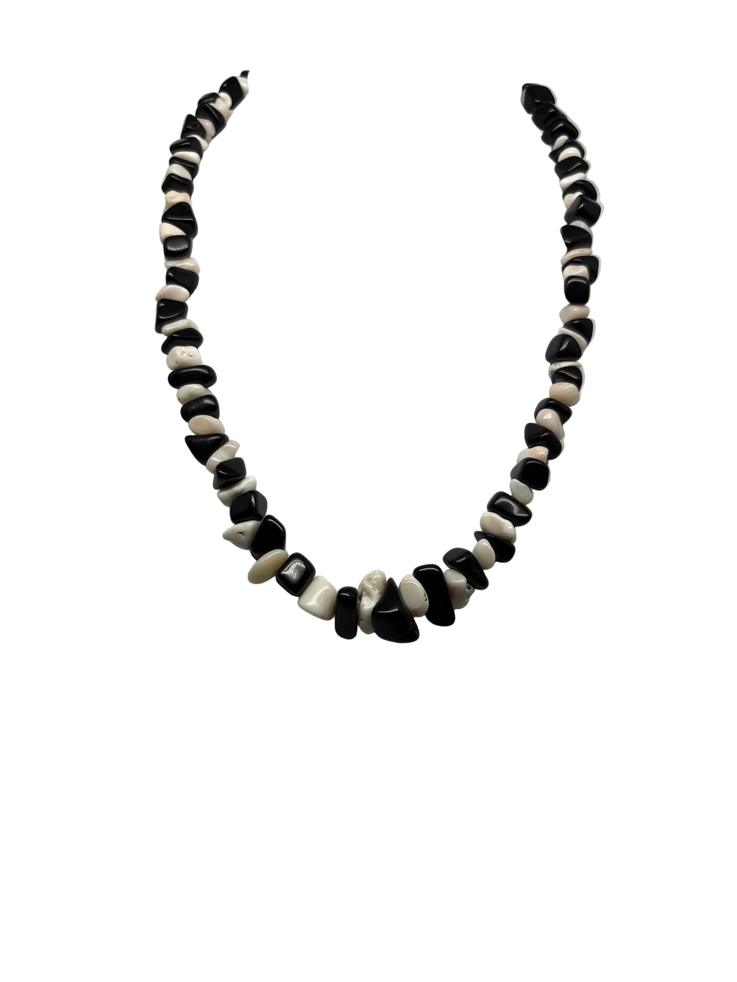 Collana in Corallo Bianco e Corallo Nero