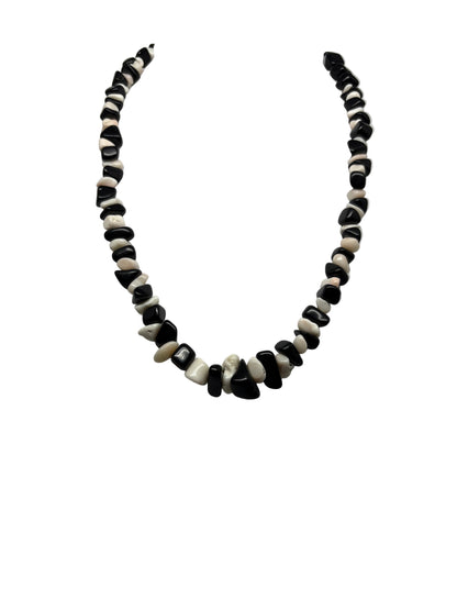 Collana in Corallo Bianco e Corallo Nero