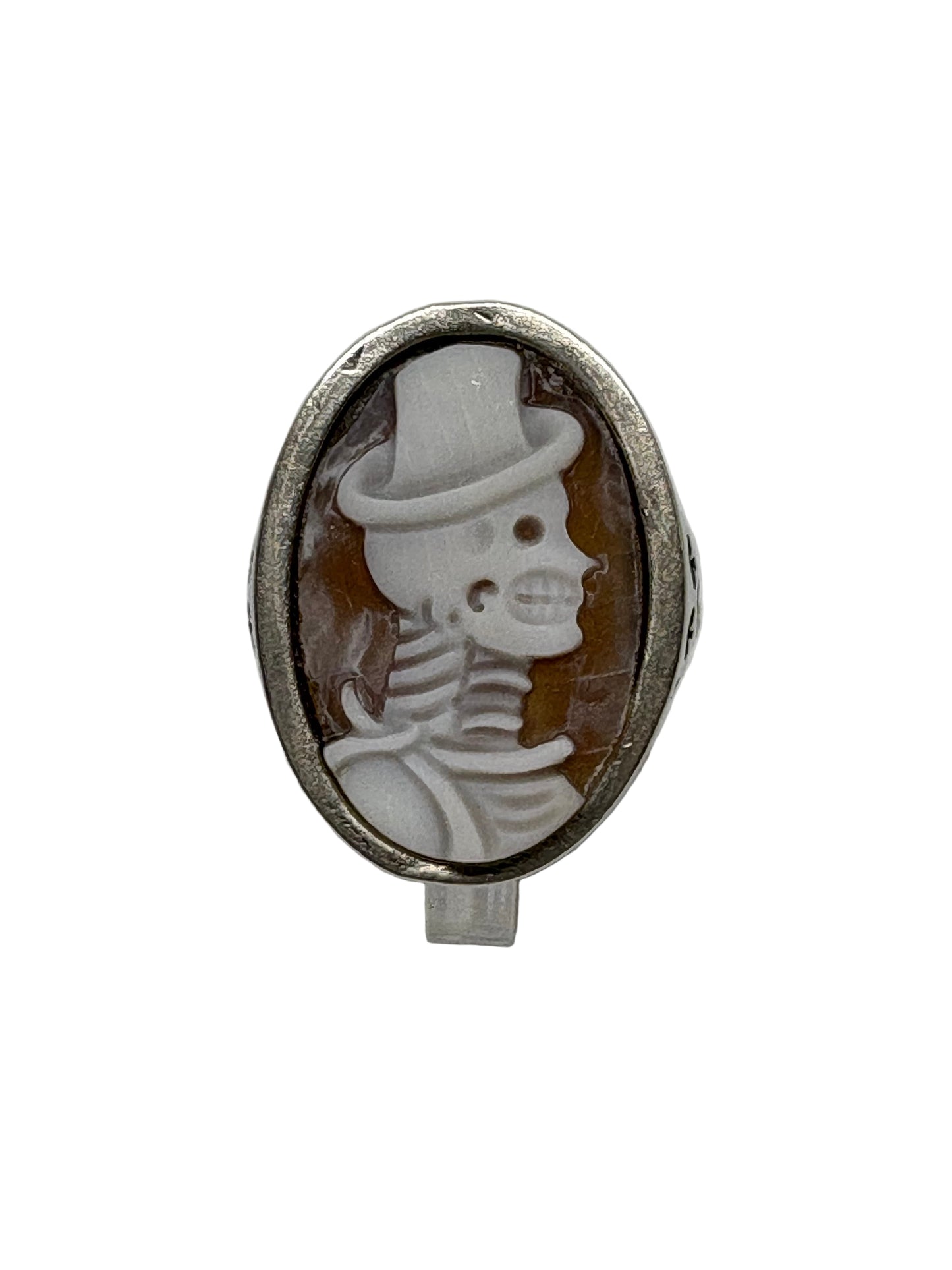 Anello in Cammeo "Incisione Teschio"