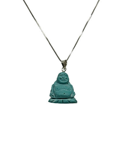 Pendente in pasta di Turchese  "Buddha"