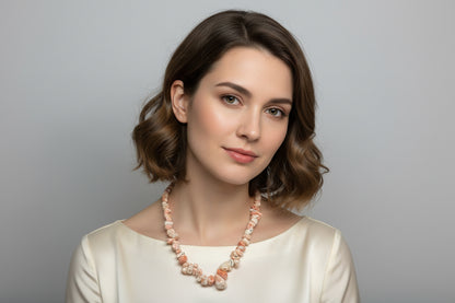 Collana in Corallo Rosa
