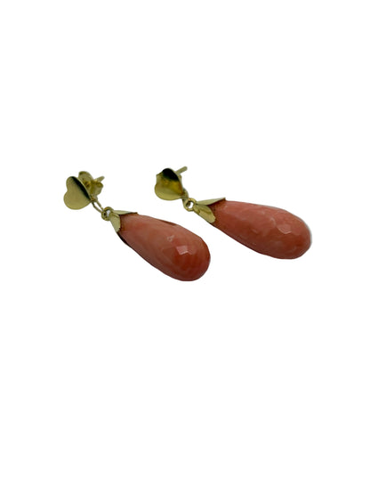 Orecchini in Corallo e Oro