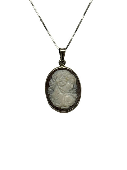 Pendente in Cammeo Artistico "Profilo di Donna"