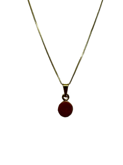 Pendente in Corallo "Cerchio"