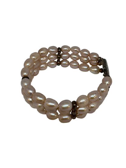 Bracciale di Perle Rosa