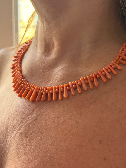 Collana in Corallo Antico 'Cerasuolo'