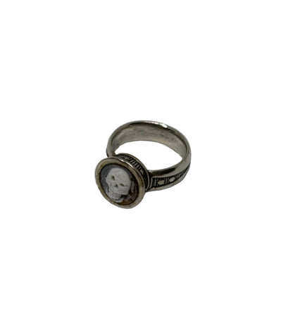 Anello in Cammeo "Incisione Teschio"