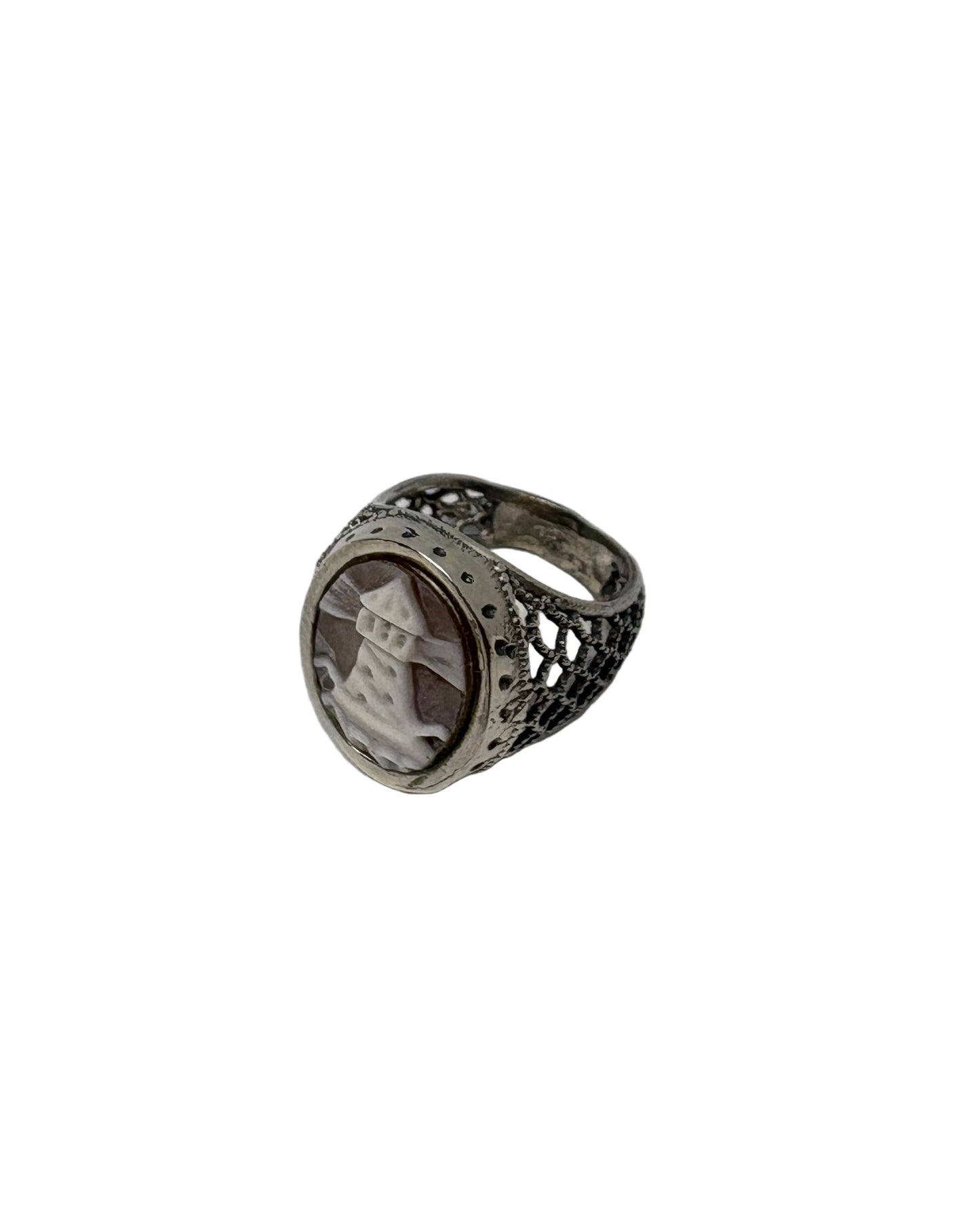 Anello in Cammeo Incisione "Faro"