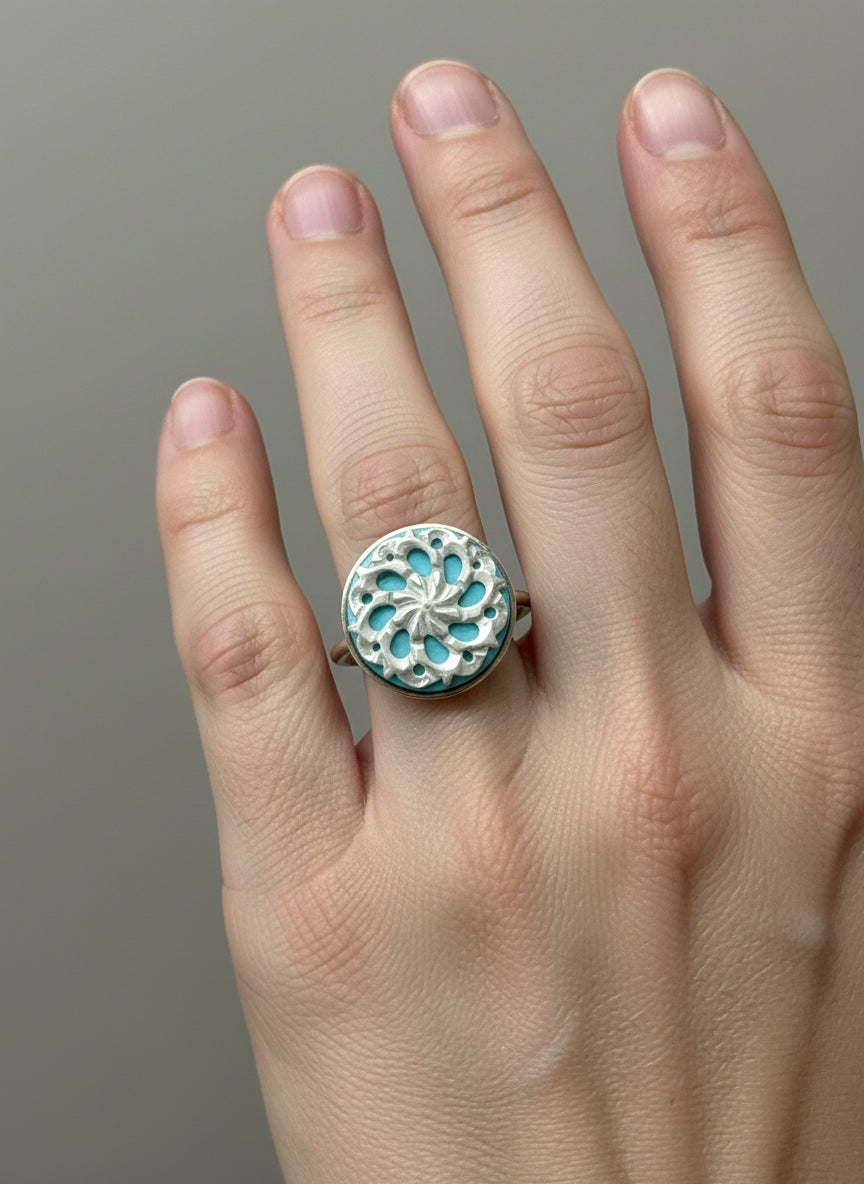 Anello in Madreperla "Fiore"