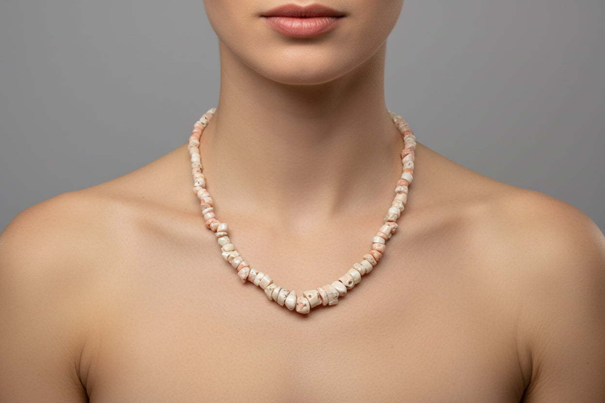 Collana in Corallo Rosa