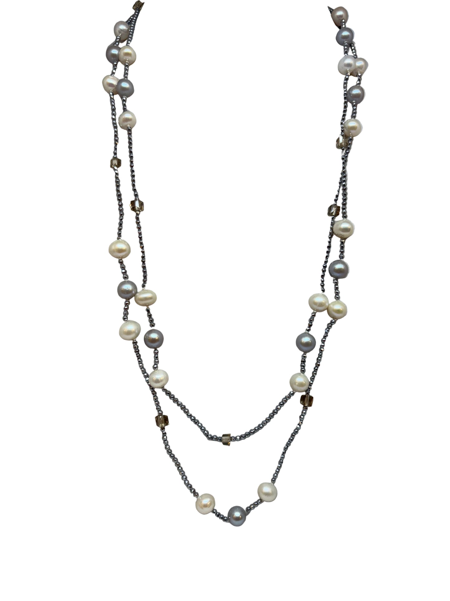 Collana Di Perle e Pietre Preziose