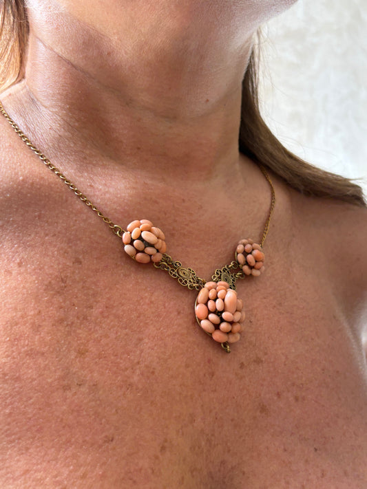 Collana in Corallo Antico